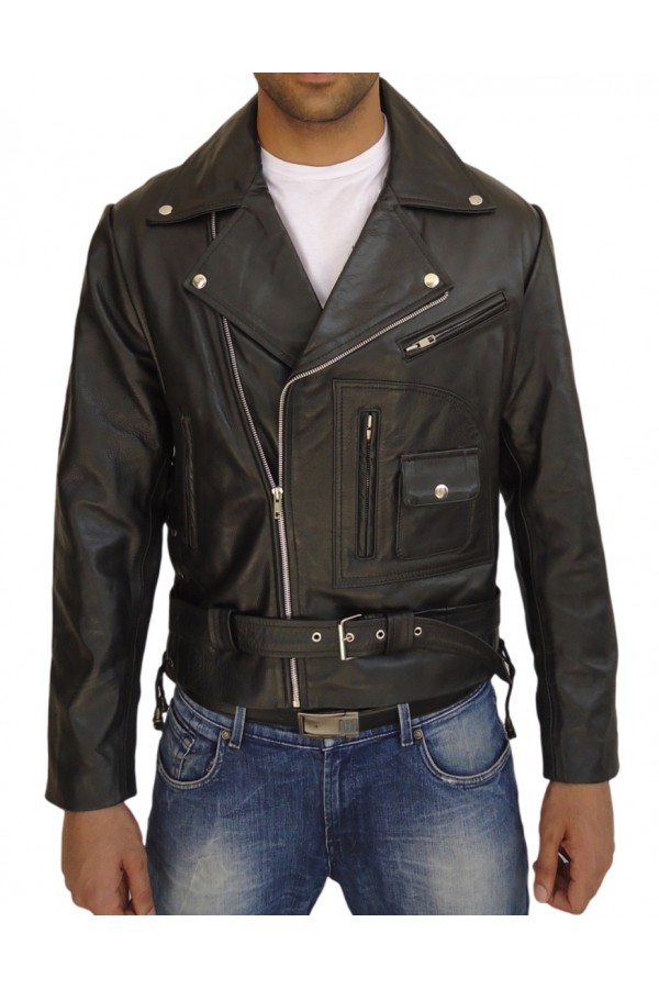 Terminator 2 Leather Jacket | Replica T2 Motorcycle Jacket